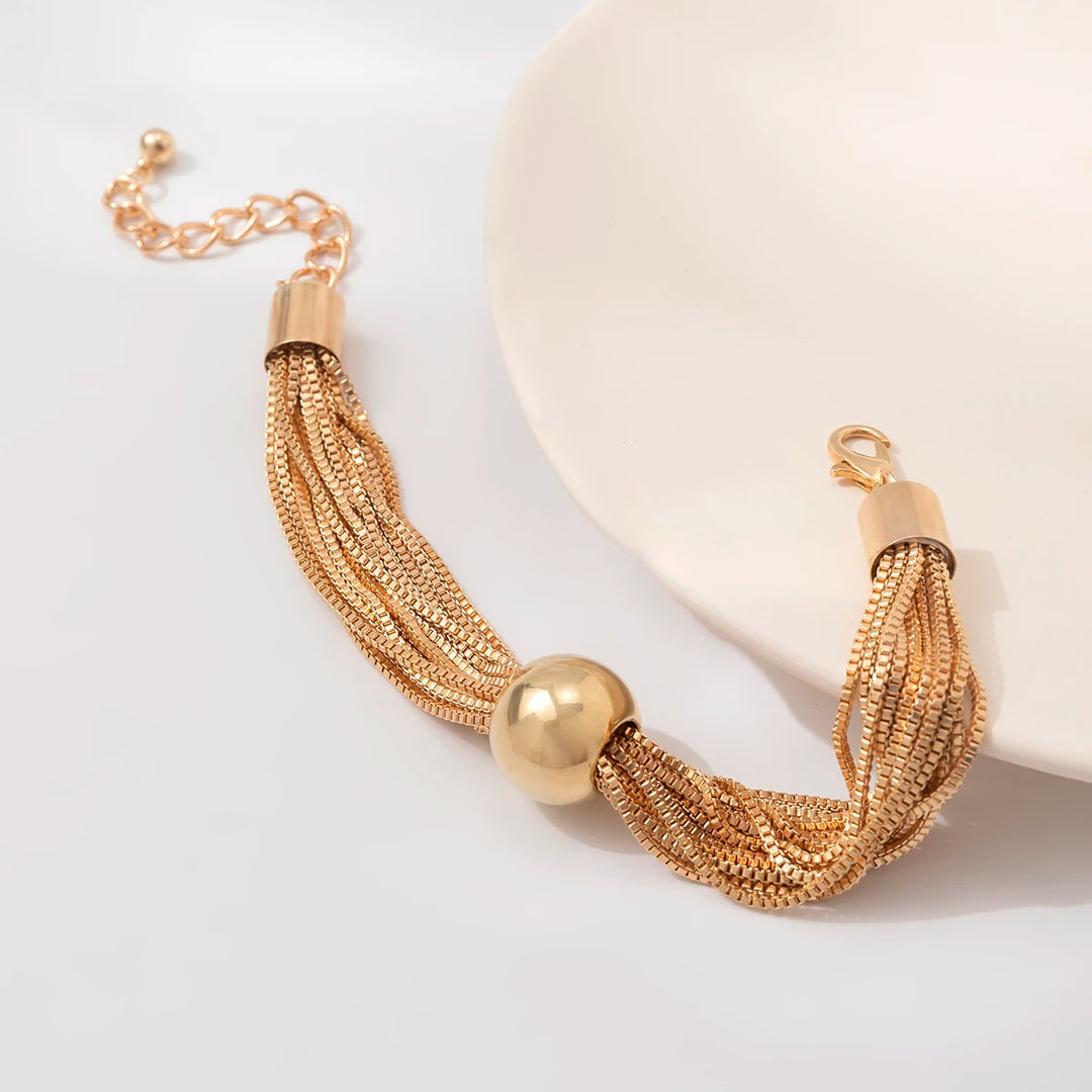 Steampunk Multiple Chain Bracelet chic
