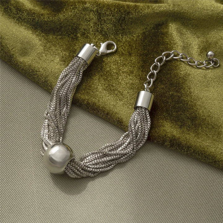 Steampunk Multiple Chain Bracelet statement