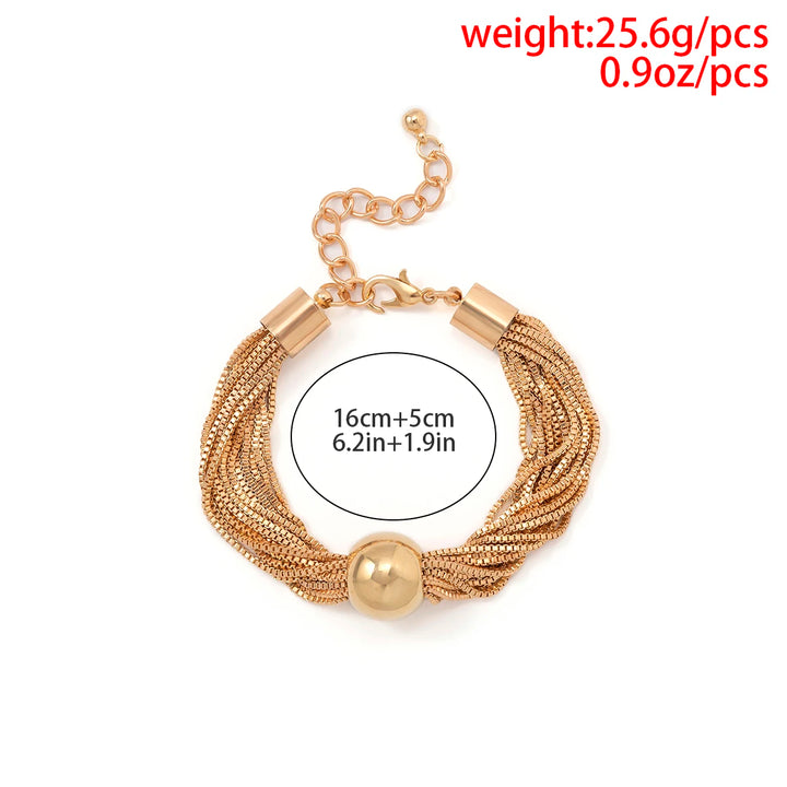 Steampunk Multiple Chain Bracelet stylish