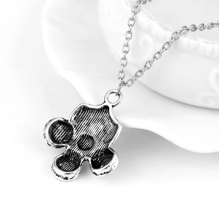 Steampunk Necklace Vintage Mask Metal