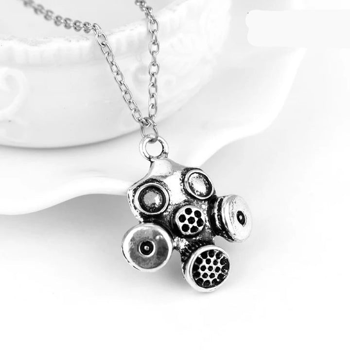 Steampunk Necklace Vintage Mask Metal quality
