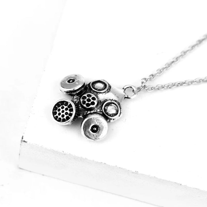 Steampunk Necklace Vintage Mask Metal unique