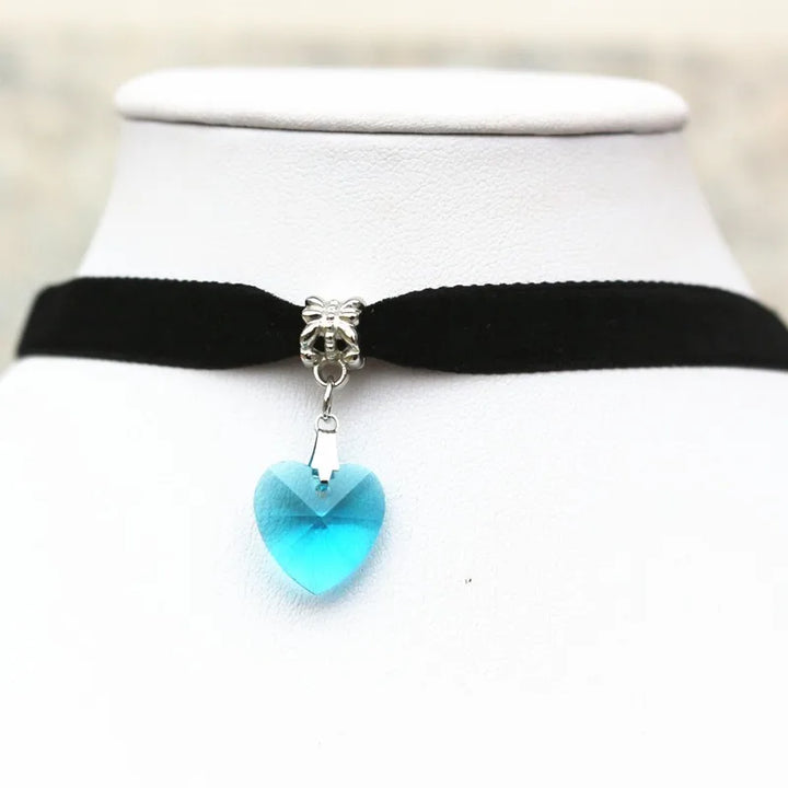 Steampunk Necklace With Heart Pendant chic