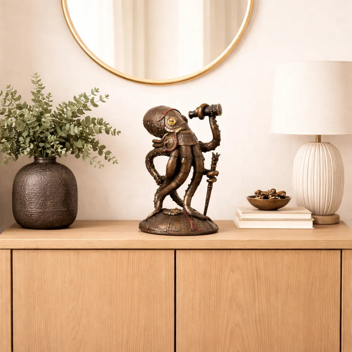 Steampunk Octopus Sculpture 