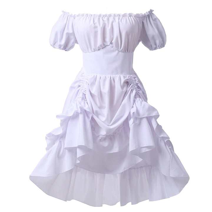 Steampunk Off-the-Shoulder Pirate Dress tendance