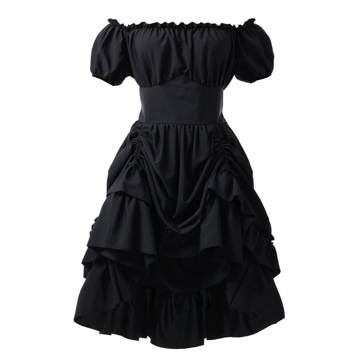 Steampunk Off-the-Shoulder Pirate Dress vintage