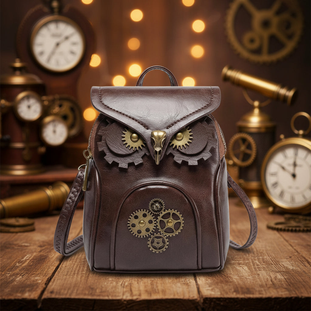 Steampunk Owl Shoulder Bag