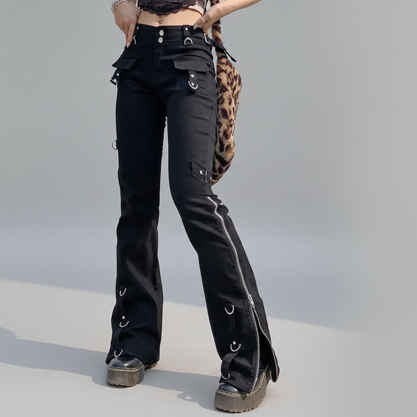 Steampunk Pants With Buckles