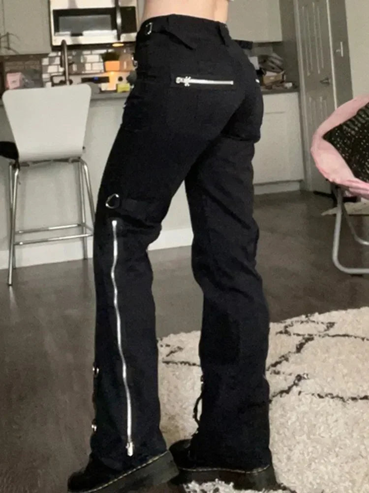 Steampunk Pants With Buckles bold