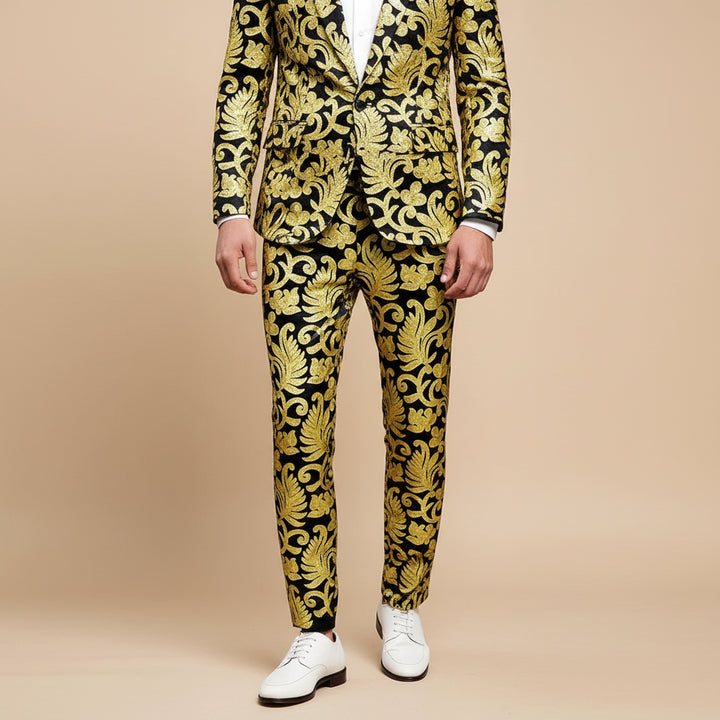 Steampunk Pants With Sequin Patterns
