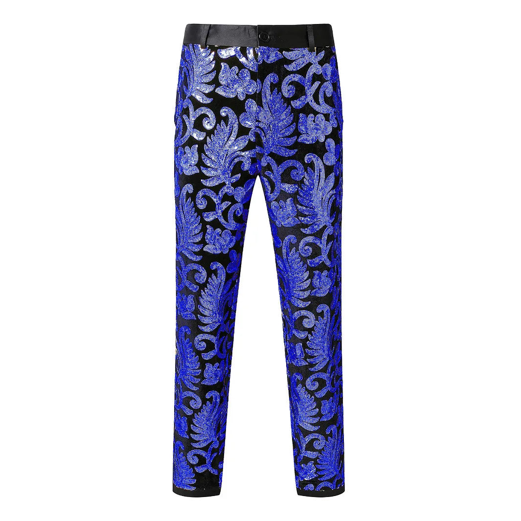 Steampunk Pants With Sequin Patterns fashion