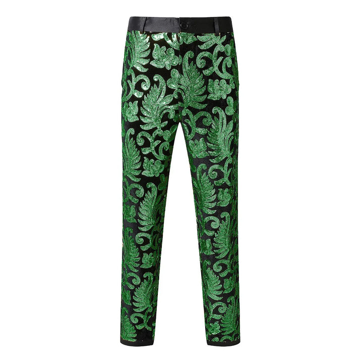 Steampunk Pants With Sequin Patterns tendance
