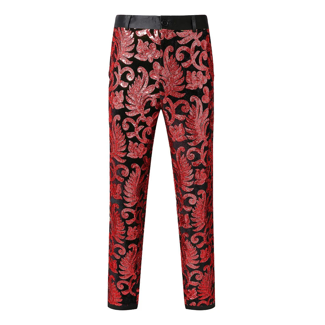 Steampunk Pants With Sequin Patterns vintage