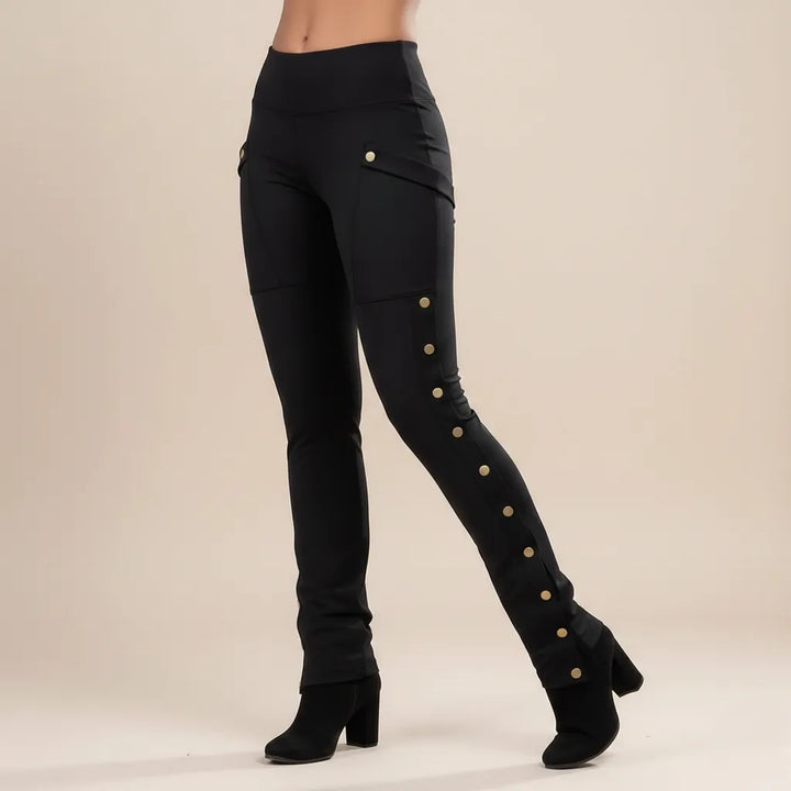 Steampunk Pants with Side Buttons