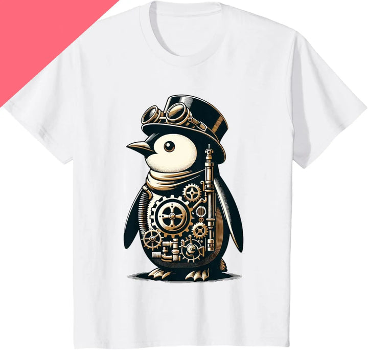 Steampunk Penguin T-shirt elegant