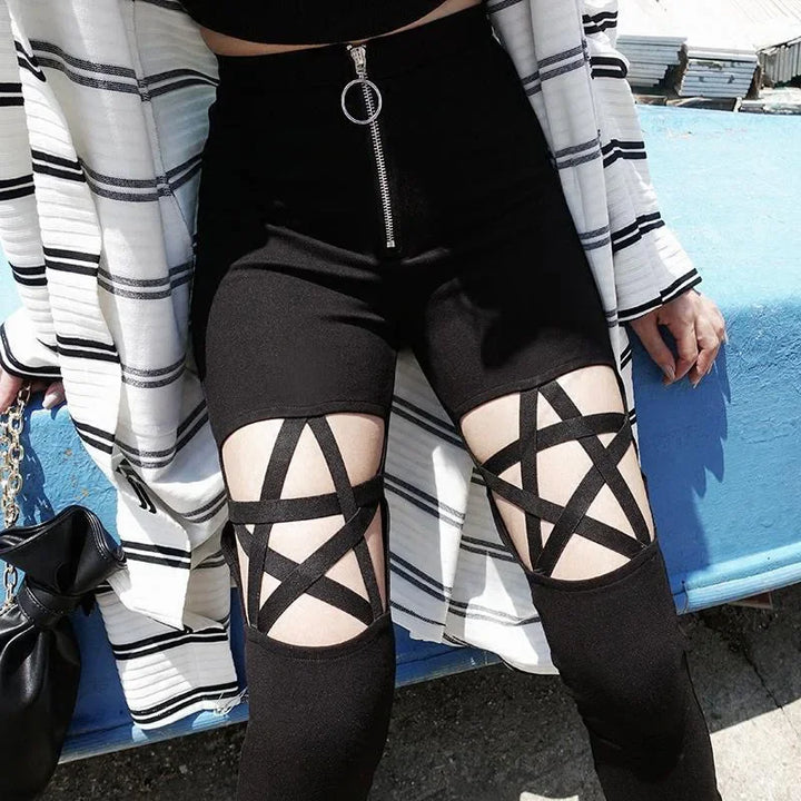 Steampunk Pentagram Pants Design