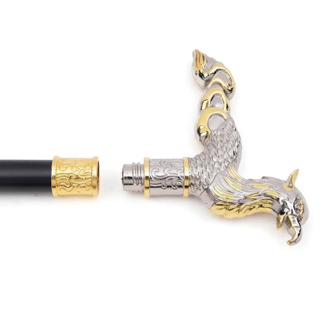 Steampunk Phoenix Cane detachable