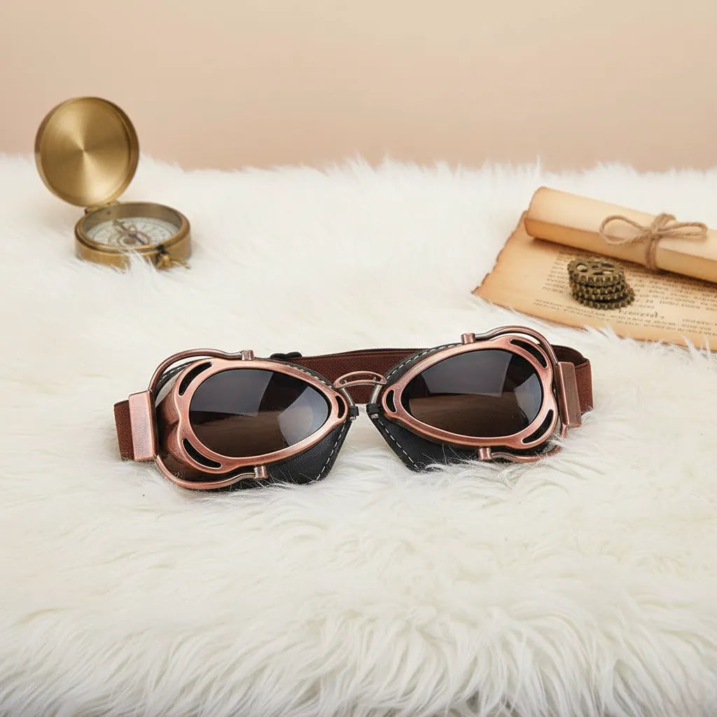 pilot goggle Steampunk Pilot Goggles Transparent
