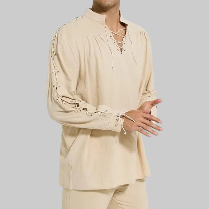 Steampunk Pirate Shirt With Laces