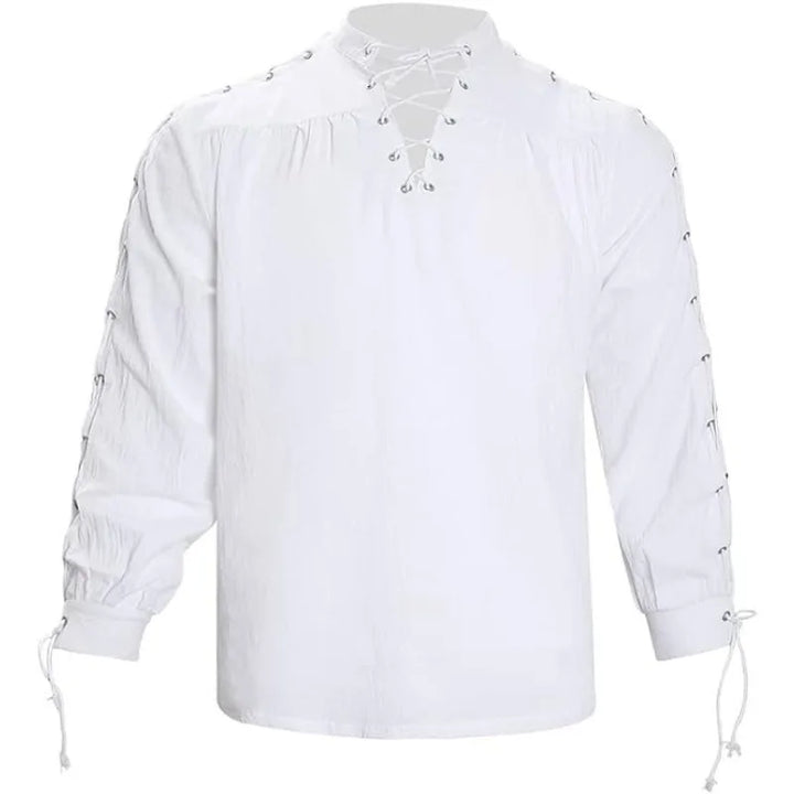 Steampunk Pirate Shirt With Laces – Victorian inspired