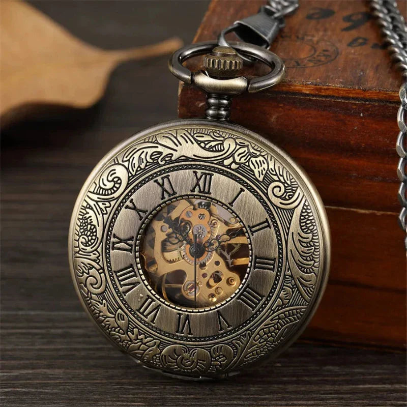 Steampunk Pocket Watch Roman Style