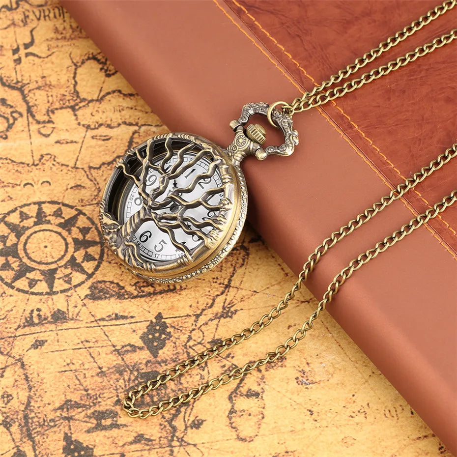 Steampunk Pocket Watch Tree of Life