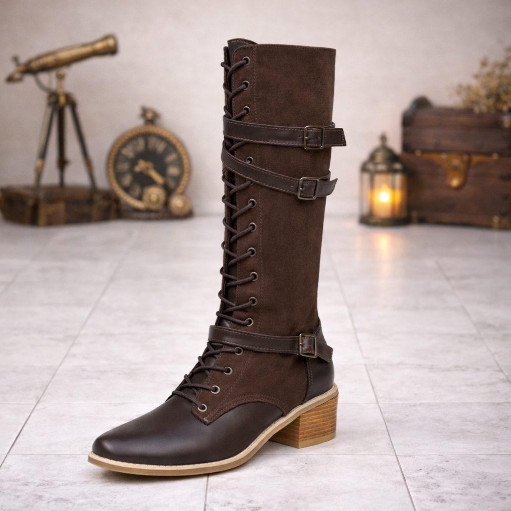 Steampunk Pointed-toe Boots for Women