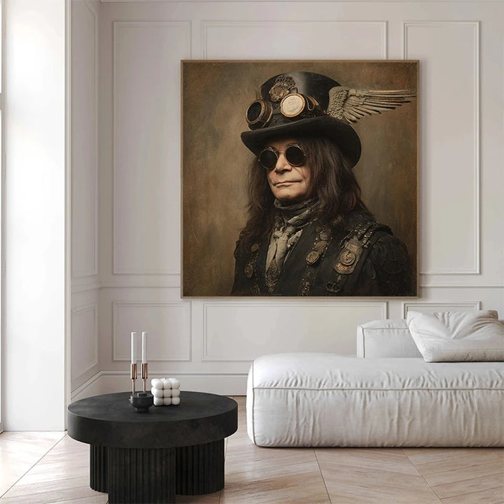 Steampunk Portrait Wall Art fashion