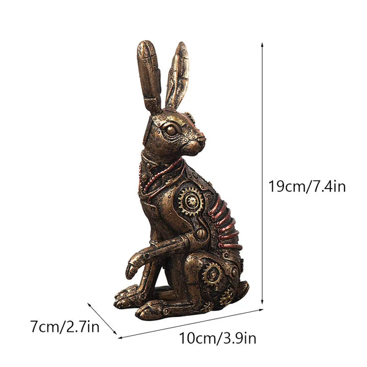 Steampunk Rabbit Sculpture Animal