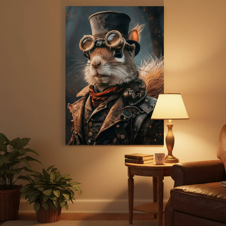 Steampunk Rabbit Wall Art