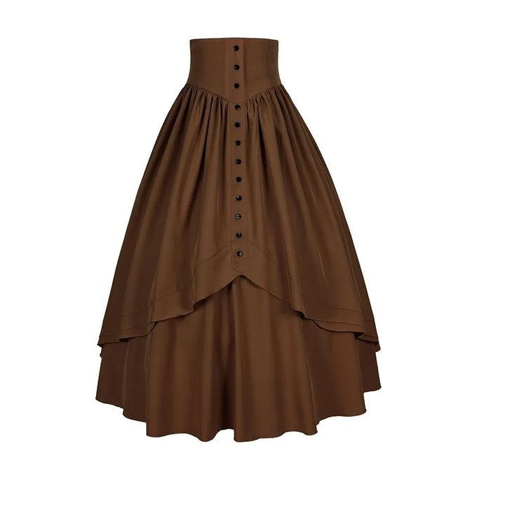 Steampunk Renaissance Lace-up Skirt dramatic