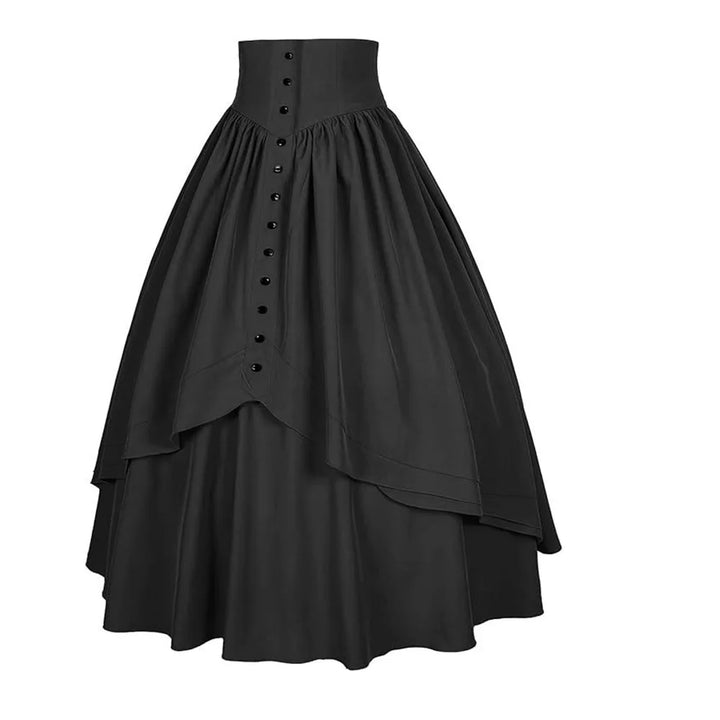 Steampunk Renaissance Lace-up Skirt feminine