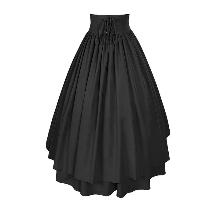 Steampunk Renaissance Lace-up Skirt intricate