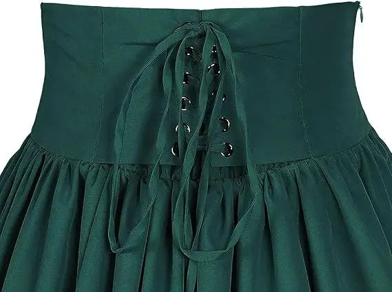 Steampunk Renaissance Lace-up Skirt refined