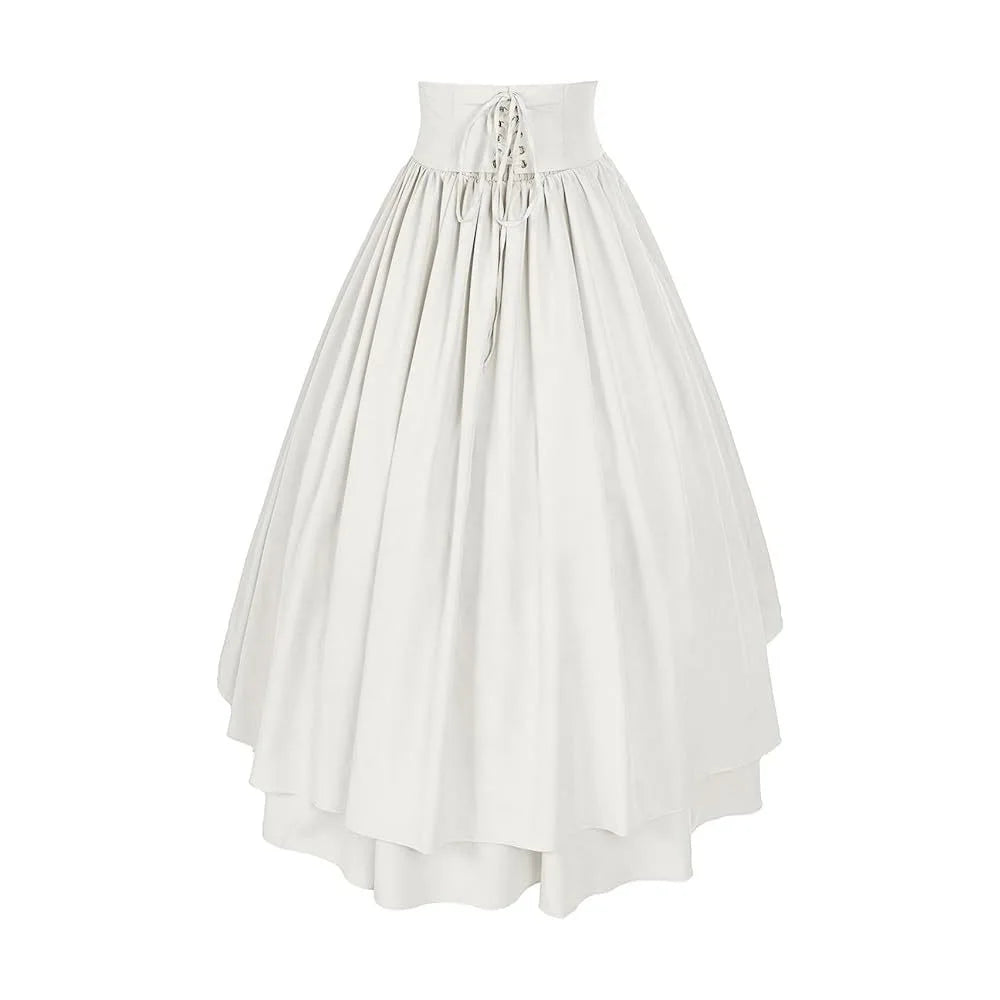 Steampunk Renaissance Lace-up Skirt statement