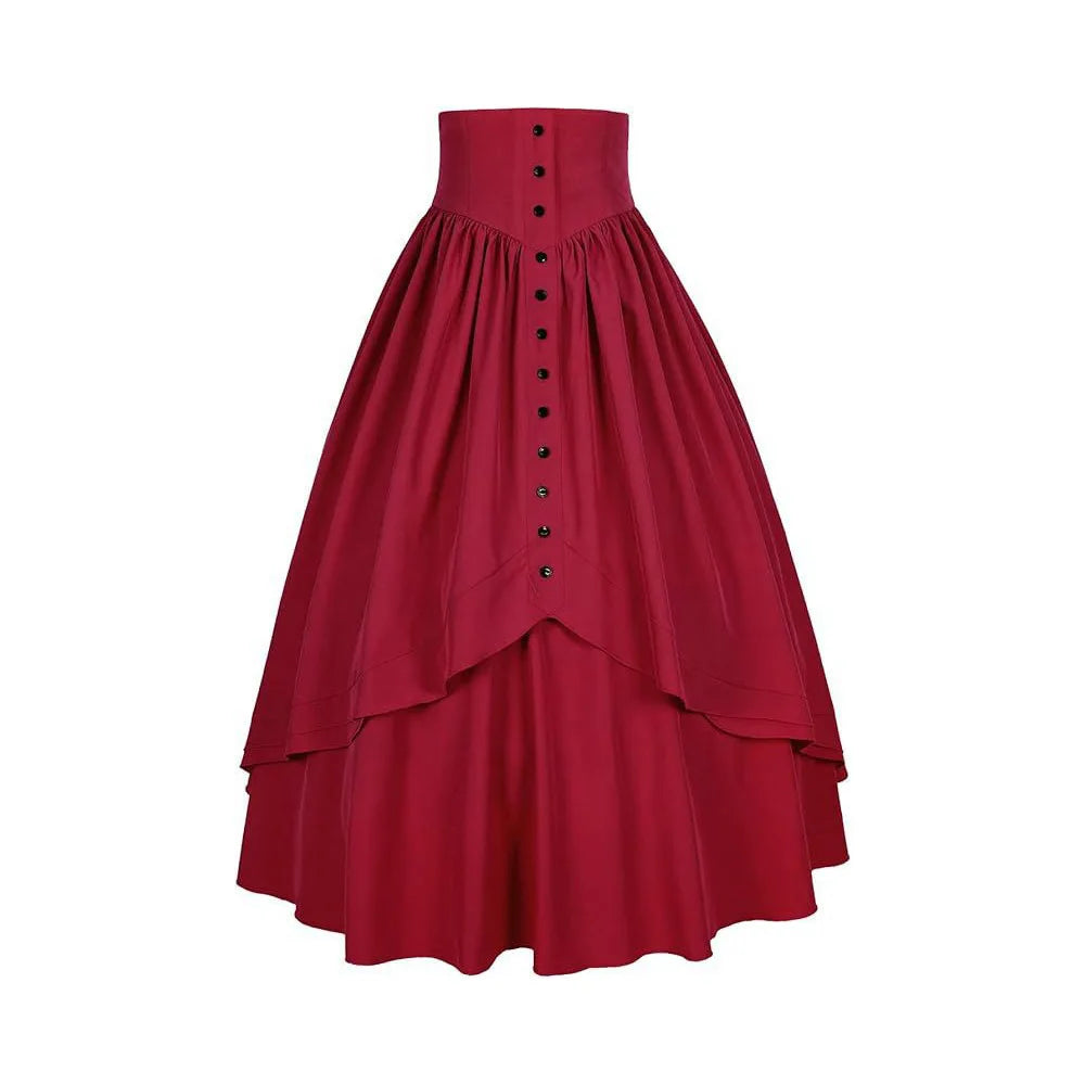 Steampunk Renaissance Lace-up Skirt timeless
