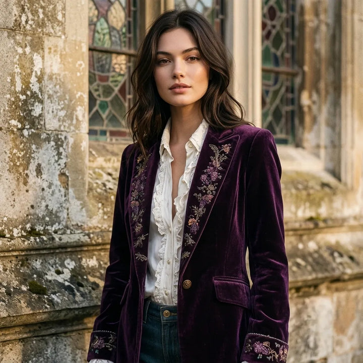 Steampunk Retro Ethnic Floral Jacket