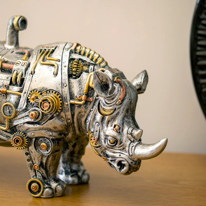 Steampunk Rhinoceros Sculpture chic