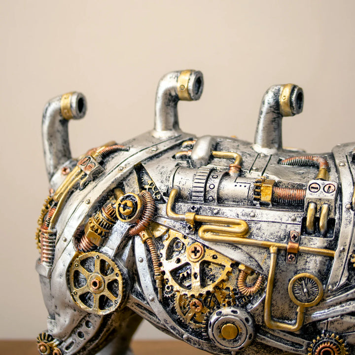 Steampunk Rhinoceros Sculpture perfect