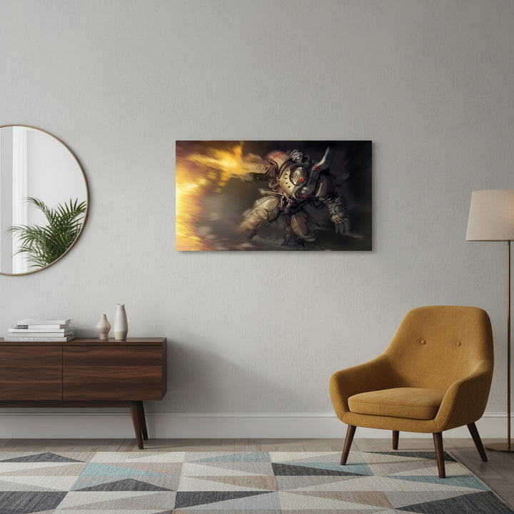 Steampunk Robot Poster Wall Art