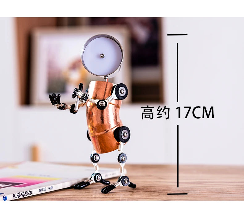 Steampunk Robot Table Lamp Creative durable