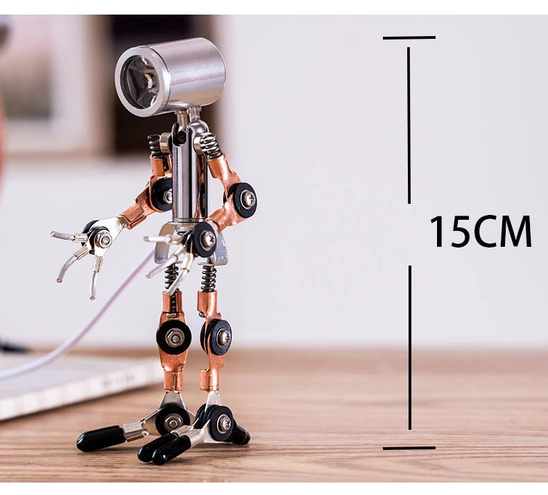 Steampunk Robot Table Lamp tendance