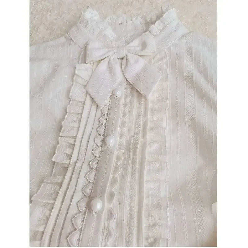 Steampunk Ruffled Cotton Shirt Design