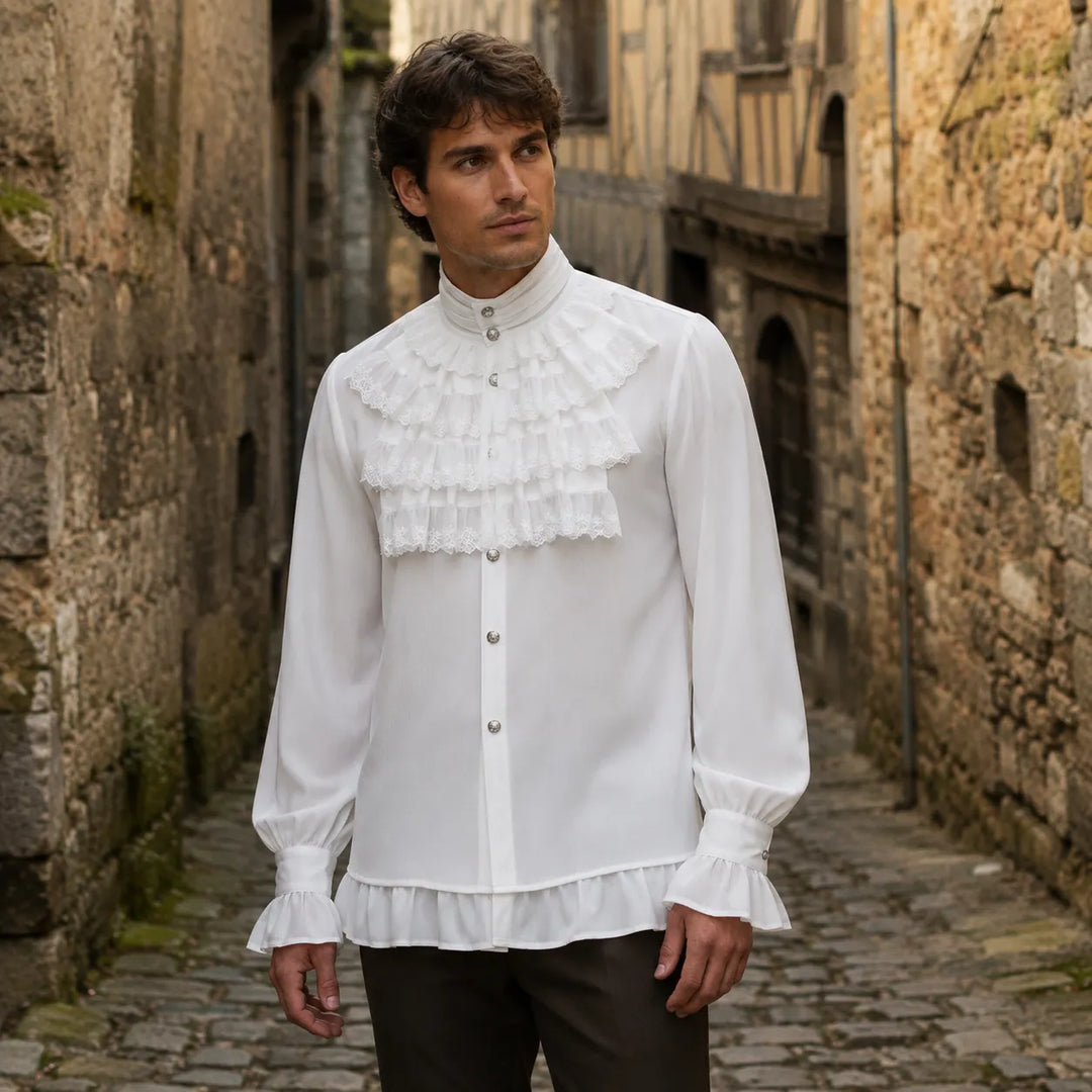 Steampunk Ruffled Shirt