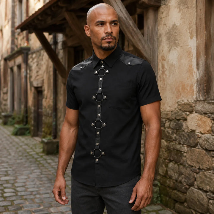 Steampunk Short-Sleeved Shirt