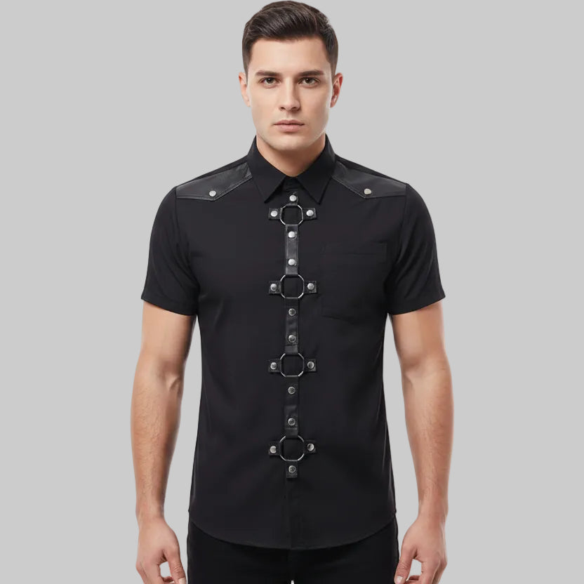Steampunk Short-Sleeved Shirt
