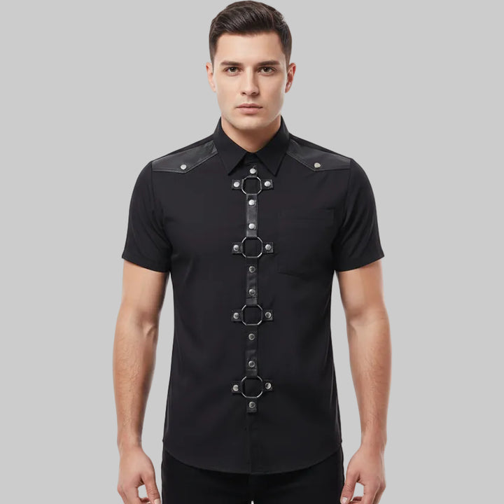 Steampunk Short-Sleeved Shirt