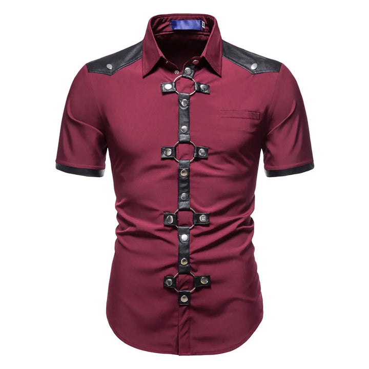 Steampunk Short-Sleeved Shirt – industrial look