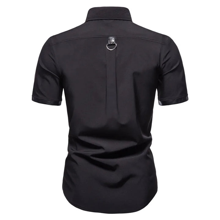 Steampunk Short-Sleeved Shirt – lightweight fabric