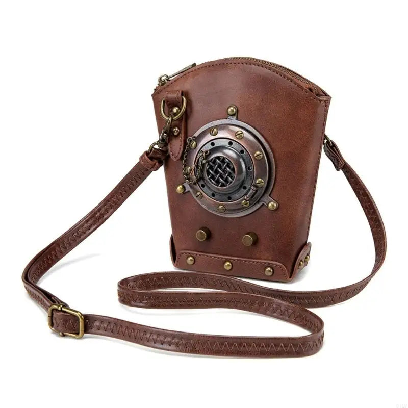 Steampunk Shoulder Bag With Adjustable Strap fashion
